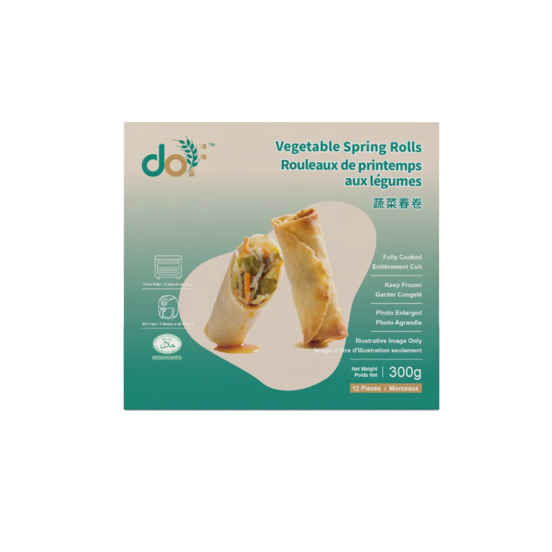 Vegetable Spring Rolls (Halal)